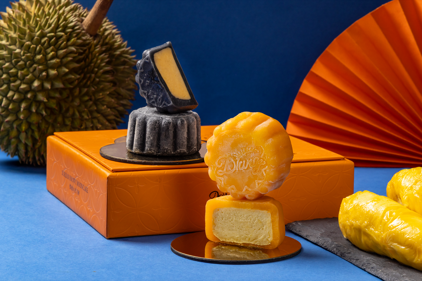🥮 Malaysia Dking Durian Snow Skin Mooncake (Premium Handmade)