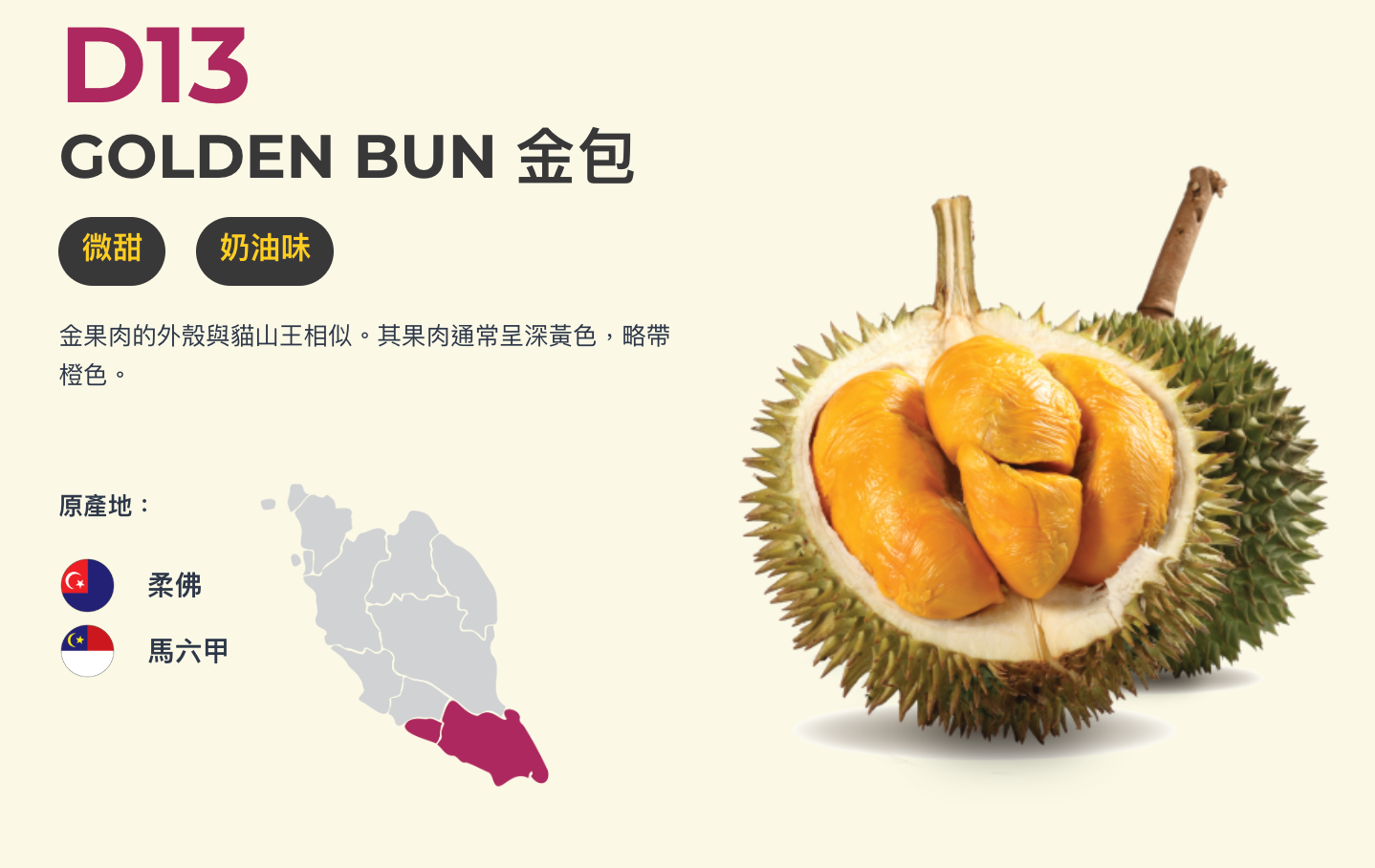Malaysia DKing State Banquet Grade Durian Omakase Frozen Pulp (8 Boxes) - Limited Time Offer