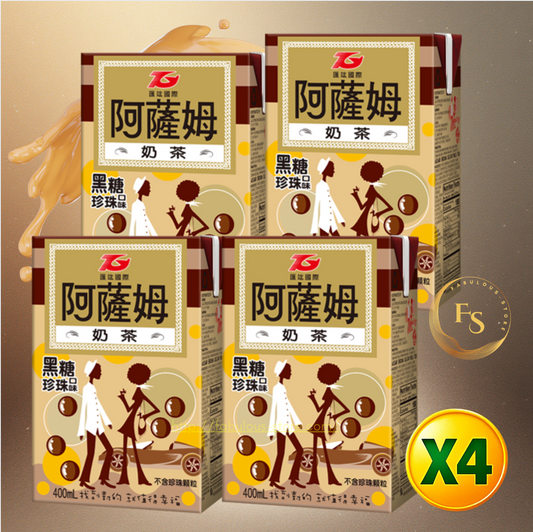 Taiwan Assam Brown Sugar Milk Tea  ( 400ml x 4 )