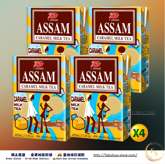 台灣 阿薩姆 焦糖奶茶 ( 400ml x 4 )