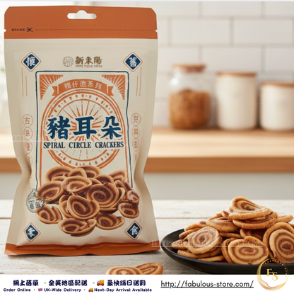 台灣 新東陽 豬耳朵 螺旋圈餅（ 120g ）