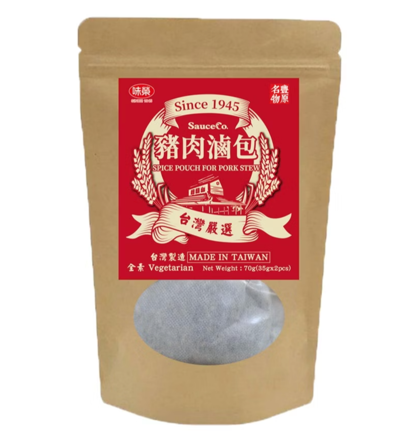 Taiwan SauceCo Pork Stew Spice Pouch 70g (35g x 2) (BBD:  Oct 2027 )