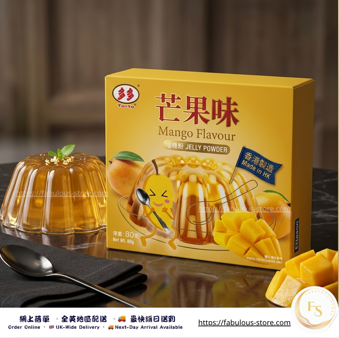 HK Torto Mango Flavour Jelly Powder | 80g (BBD: Sep 2026)