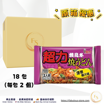 Chewy Japanese Style Fried Udon (Barbecue Sauce) | Full Case Deal - 18 Packs (BBD: Oct 2026)