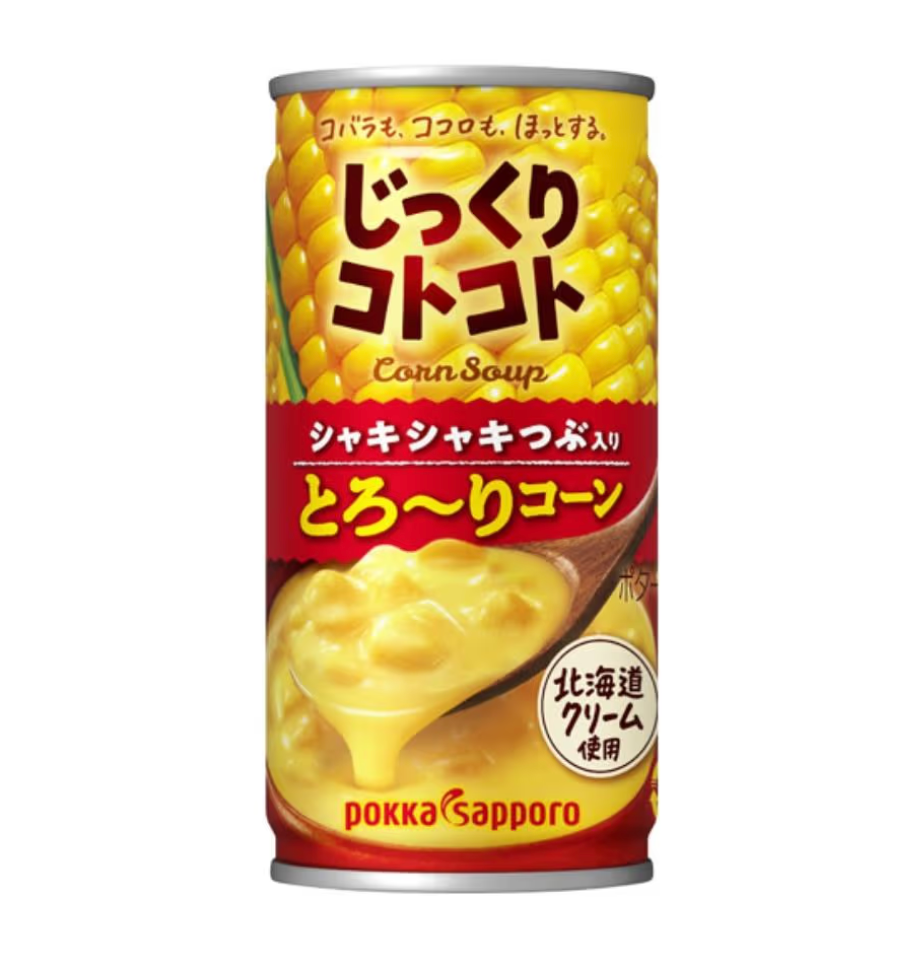 日本Pokka 札幌玉米湯 粟米湯 -190g (賞味期 ：30 Oct 2026 )