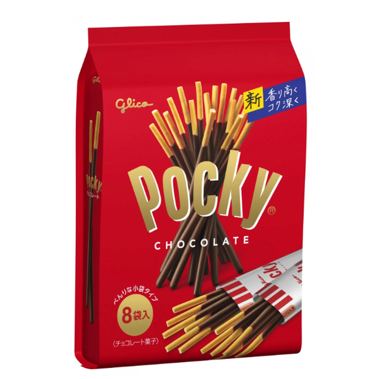 日本 Glico 固力果 朱古力百力滋（88g - 8入 )  (賞味期 ：Nov 2026 )
