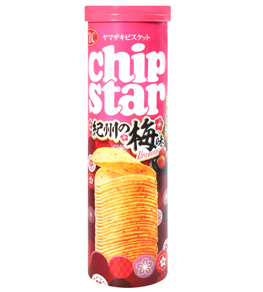 日本 YBC 日本梅子味薯片 （大筒裝 - 105g )  (賞味期 : Dec 2026 )