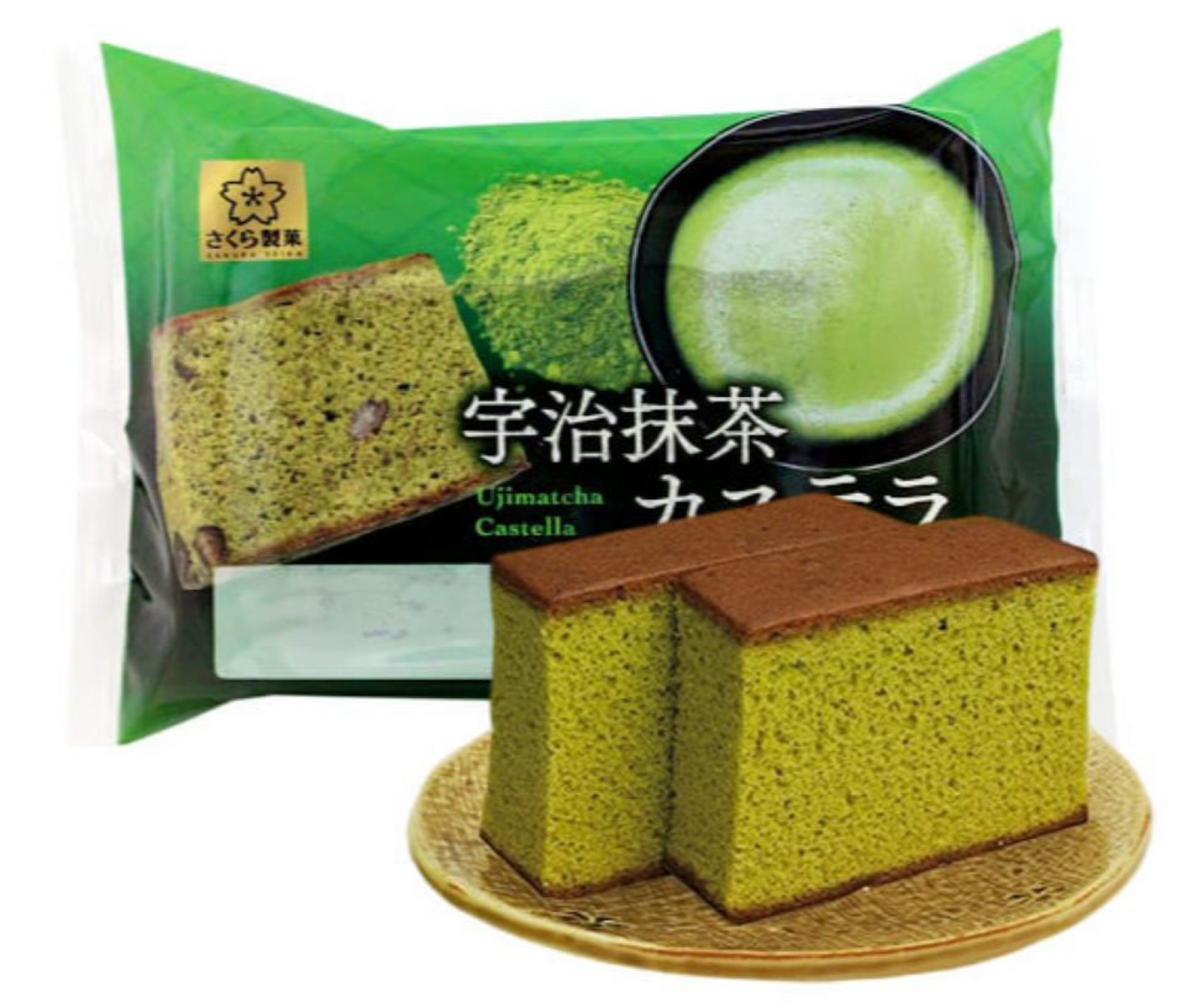 日本 櫻花製菓 宇治抹茶蜂蜜蛋糕（3件裝 ） (賞味期 ：Oct 2026 ）