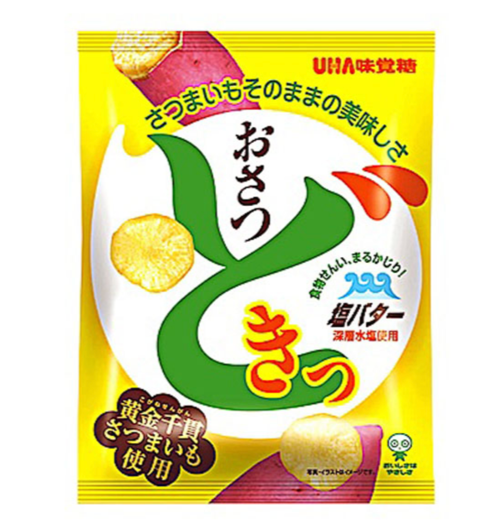 日本 UHA 鹽奶油味 地瓜脆片 (65g) (賞味期 ：30 Sep 2026 )