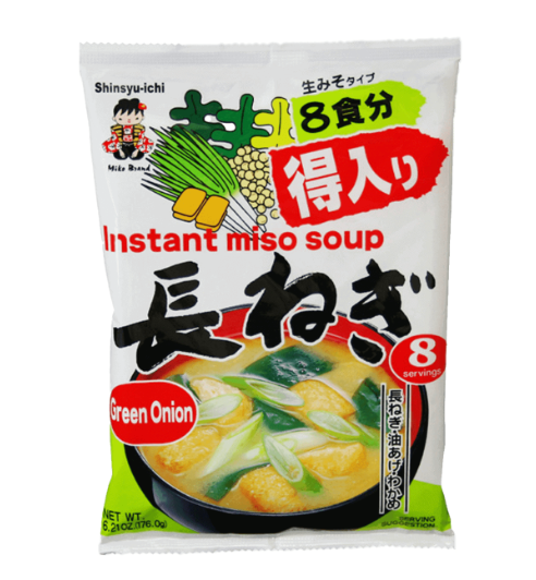 日本 神州一味噌 即沖長蔥油揚海帶味噌湯｜156g・8食（賞味期：Dec 2026 )