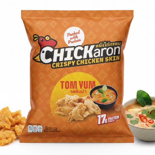 英國 Chickaron 泰式冬蔭功味香脆雞皮 40g（賞味期：Dec 2026）