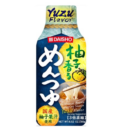 日本 Daisho 大昌 三倍濃郁柚子沾麵醬 - 185g（賞味期：20 May 2027）