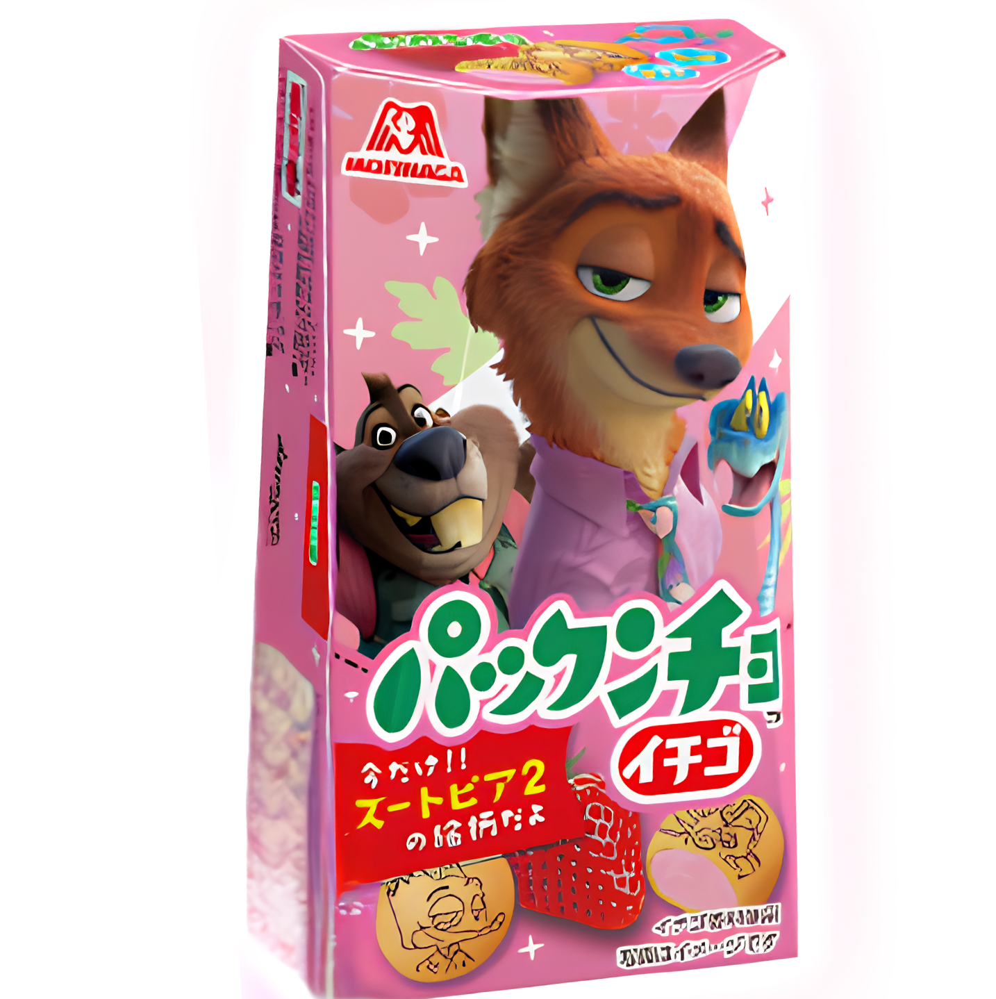 日本 森永 Pacuncho 草莓 士多啤梨 餅乾 - 41g（賞味期：28 Feb 2027）