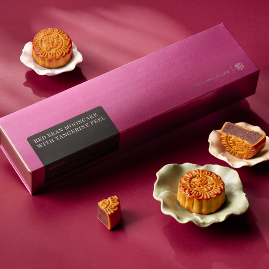 HK Patisserie La Lune｜Mandarin Peel & Red Bean Mooncakes 4-Piece Gift Box【Order Separately｜BBD: 25 Oct 2026】