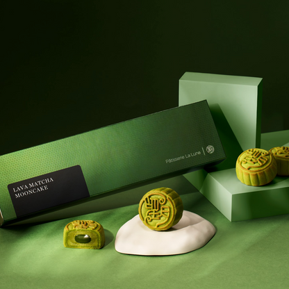 HK Patisserie La Lune｜Lava Matcha Mooncakes 4-Piece Gift Box【Order Separately｜BBD: 25 Oct 2026】
