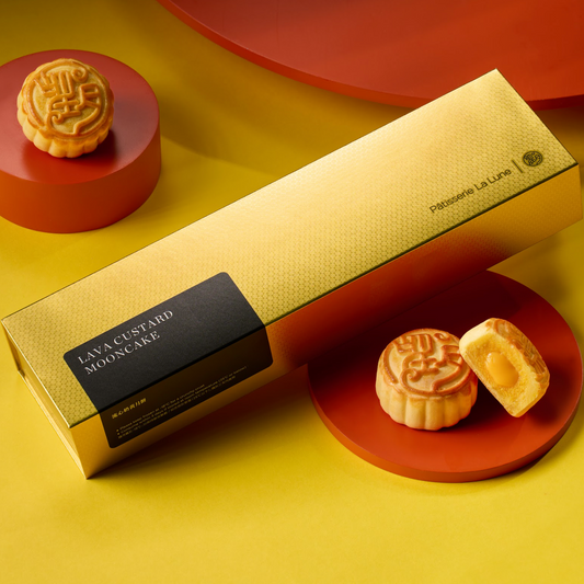 HK Patisserie La Lune｜Lava Custard Mooncakes 4-Piece Gift Box【Order Separately｜BBD: 25 Oct 2026】