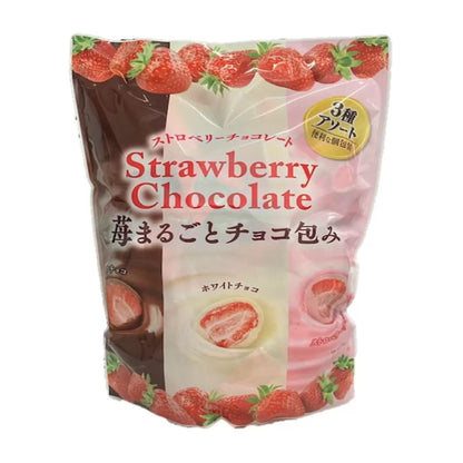 日本直送 Costco 🍓 士多啤梨脆脆凍乾朱古力 410g🍓