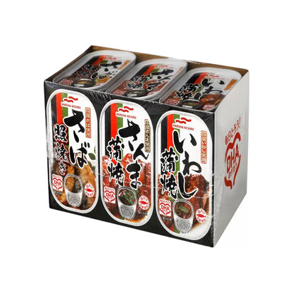 日本直送 Costco 日本 Maruha Nichiro 烤魚罐頭 12入組（鯖魚照燒／秋刀魚蒲燒／沙丁魚蒲燒）