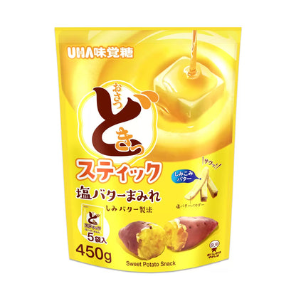 日本直送 Costco UHA 味覺糖 薯條君鹽牛油味薯條（450g｜90g x 5小袋）