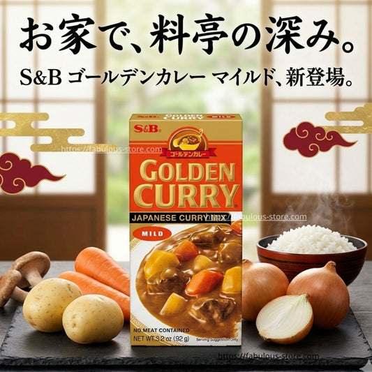 日本 S&B 金牌咖喱（微辣）｜日式咖喱磚｜5人份（賞味期：May 2027 ）*