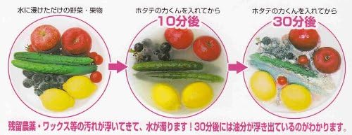 Japan Super Shell Natural Shell Powder Vegetable & Fruit Cleaner ( 90g ) 