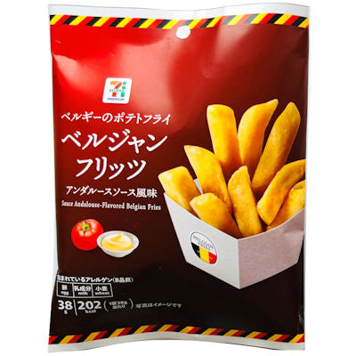 日本直送  7-11 比利時風味脆薯條｜安達盧斯醬味 （ 38g ）