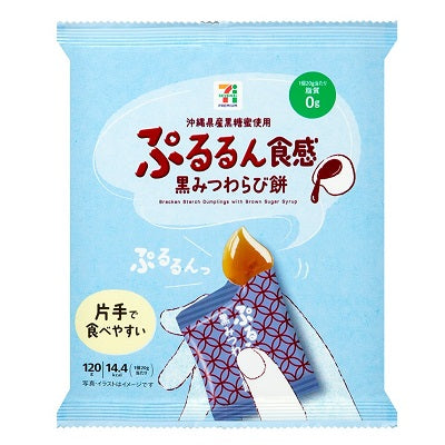 日本直送  7-11 沖繩黑糖 ✕ 水信玄餅風日式菓子 ( 6粒裝 )