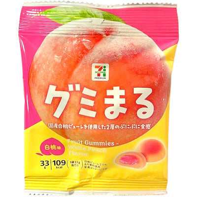 日本直送   7-11限定   🍑 日本國產白桃味 果汁雙層軟糖