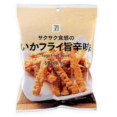 日本直送  7-11 期間限定  🦑✨ 炸魷魚條 — 鮮美辣味 55g