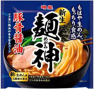 日本直送 明星食品 麵神 豚骨醬油拉麵 112g