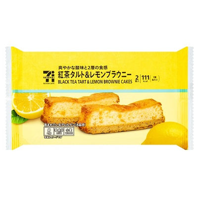 日本直送  7-11 🍋 紅茶撻 × 檸檬布朗尼蛋糕