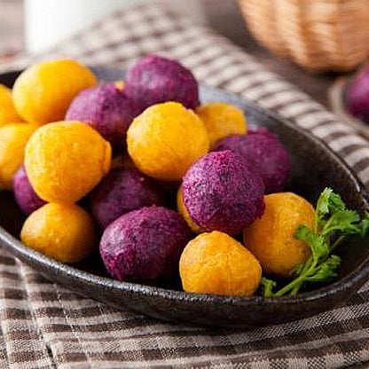 Handian Food Taiwan Double Color Sweet Potato Balls 200g (ship July 10)