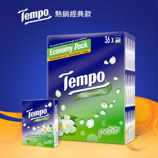 Tempo Jasmine Scented Mini Tissues (36 Pack)
