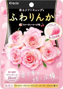 日本直送   Kracie ふわりんか 玫瑰芳香軟糖 (35g)