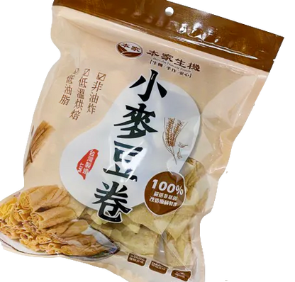 台灣直送  本家-小麥豆卷 130g/包 (非基因改造)