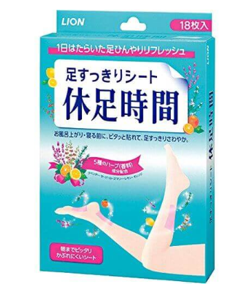 Japan Restoration Foot Cooling Patches (18 patches per pack | 6 patches x 3 packs)