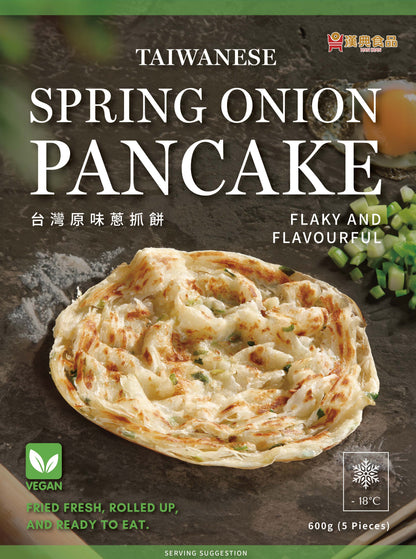 漢典食品  台灣原味蔥抓餅(素) 600g (5片)（ 7 月 10 日起寄出 ）