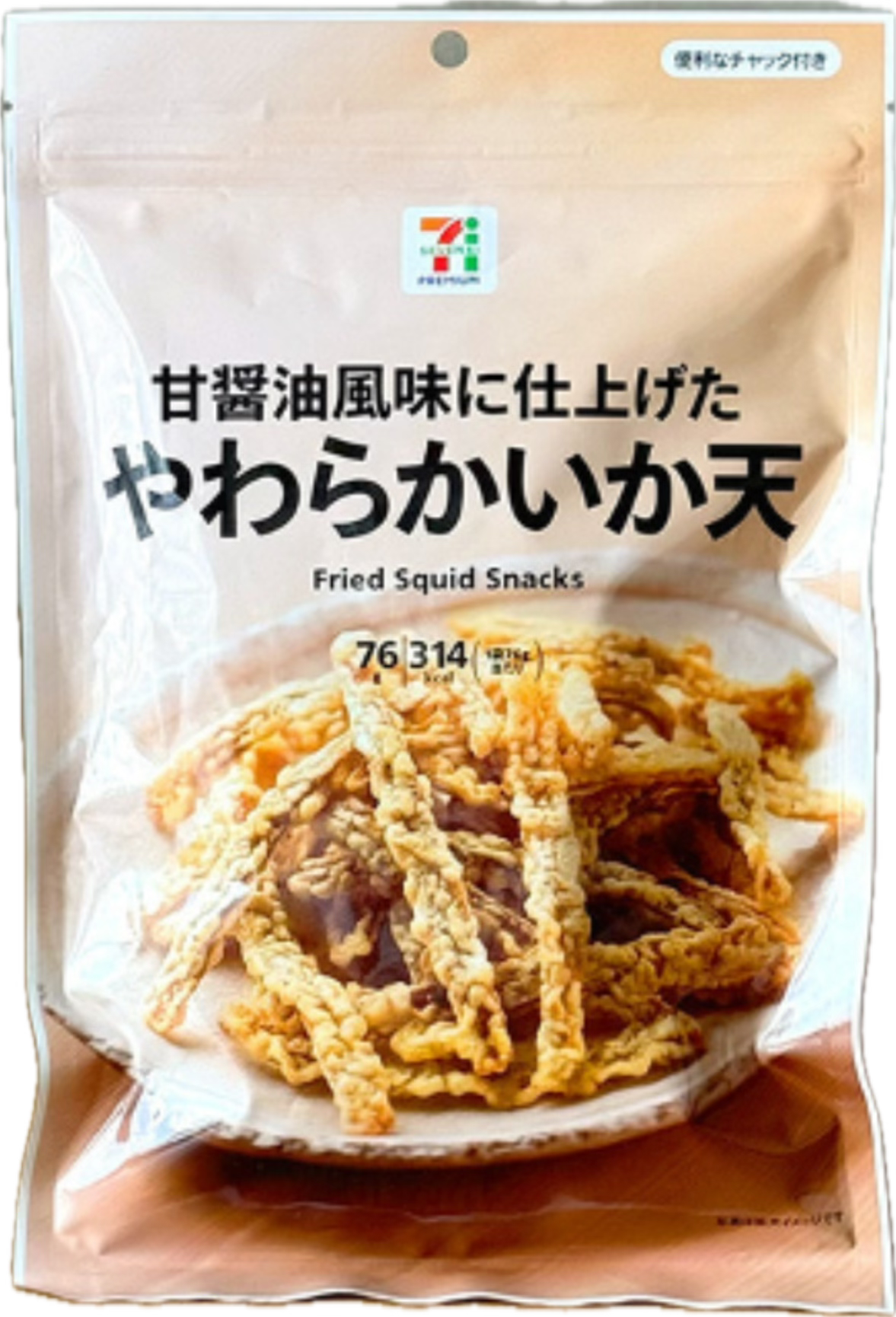 日本直送  7-11 期間限定 甘醬油風味 炸魷魚條 🦑 76g