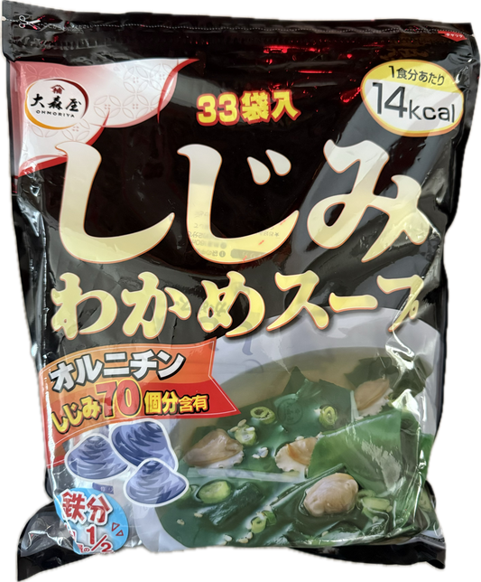 日本直送   Costco 大森屋 蜆仔昆布湯（33包入）
