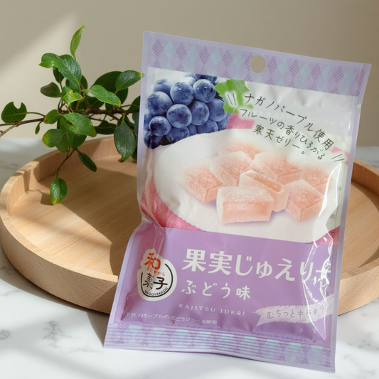 日本直送  7-11  日本和菓子 果實寒天啫喱（葡萄味）