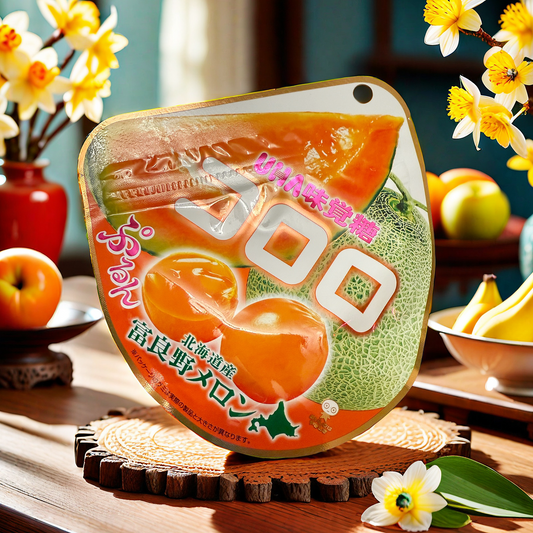 日本直送  UHA 味覺糖 富良野哈密瓜軟糖 （ 40g )