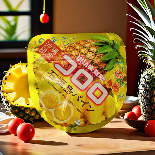 日本直送  UHA 味覺糖  沖繩限定 石垣島菠蘿軟糖 ( 35g )