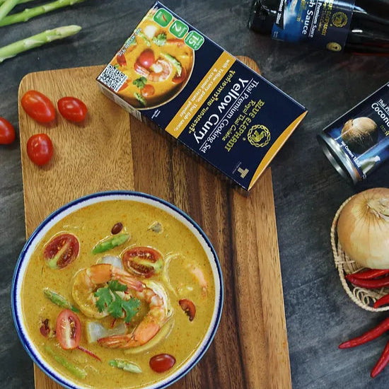 Thailand Blue Elephant Handmade Thai Yellow Curry Sauce (4 servings - 70g)