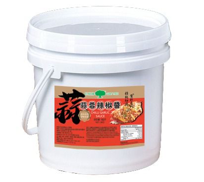 香港製造 巨樹牌 蒜蓉辣椒醬（ 3kg ) 業務裝