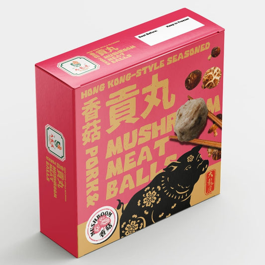 香菇貢丸（港式調味 -  無防腐劑 ）- 250g （約 14 粒  ）