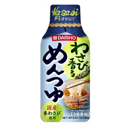 日本 Daisho 日本芥末風味麵露沾麵汁 (約3倍濃縮)｜180g（賞味期：Dec 2026 ）