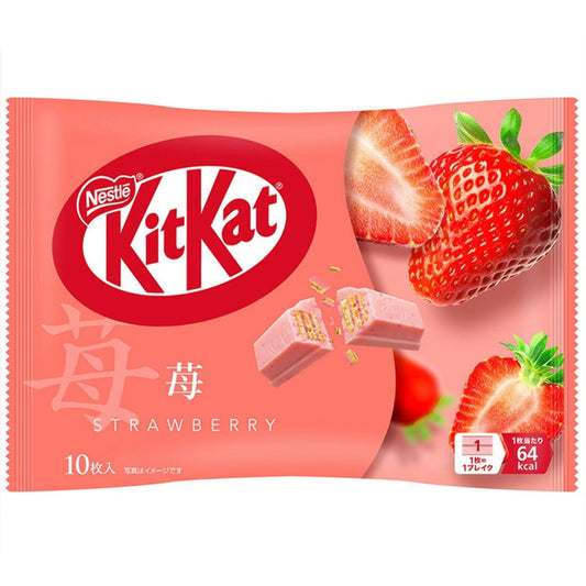 日本 Kitkat 士多啤梨味 威化餅乾（ 113g - 10片 )  (賞味期 ：31 Dec 2026 )
