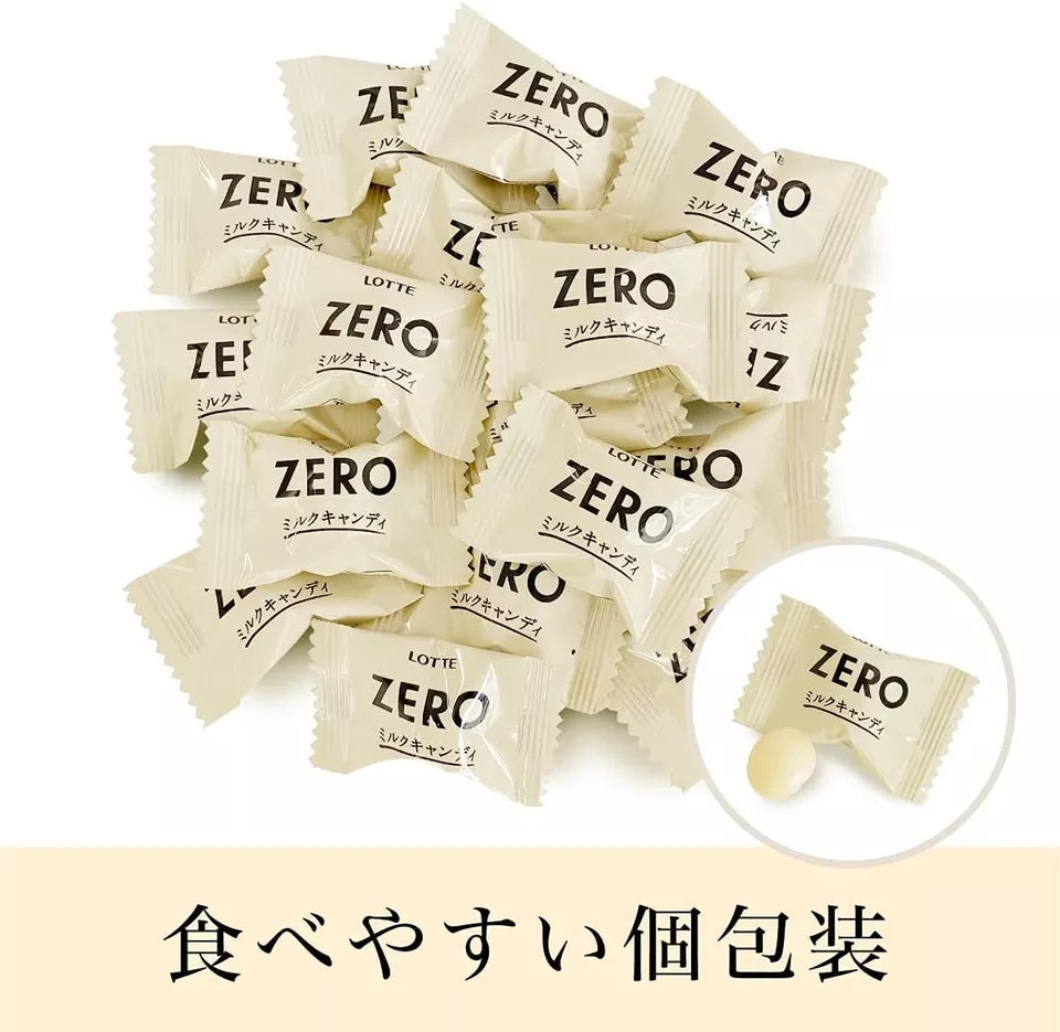 日本直送  LOTTE ZERO 北海道牛奶零糖糖果 （無糖 ）（50g)