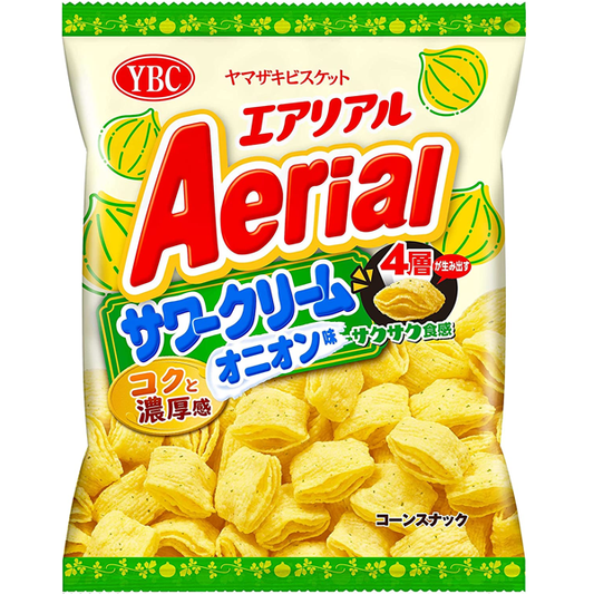 日本 YBC Aerial 酸奶油洋葱味玉米脆 ( 65g )  (賞味期 : Nov 2026 )